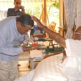 2003-03 17th to 18th - P.P.Pappaji is visited by P.P.Saheb on his 64th Birthday at PK