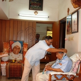 MAR 2011-PP Saheb visit to Prabhukrupa